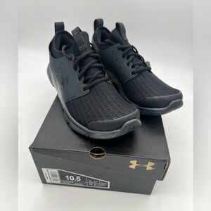 Under Armour UA Drift RN Black Athletic Sneakers Shoes NEW 10.5